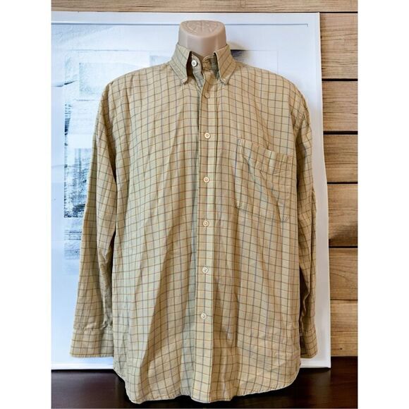 Alan Flusser Other - Alan Flusser Mens Multicoloured checked Shirt Size Medium